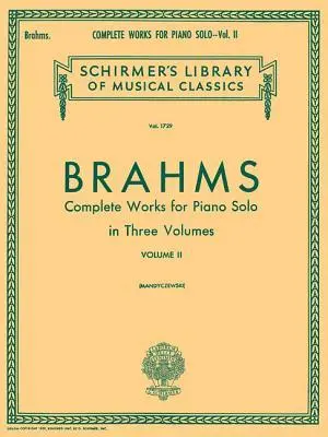 Cover: 9781480345386 | Brahms: Complete Works for Piano Solo, Volume 2 Classical Piano...