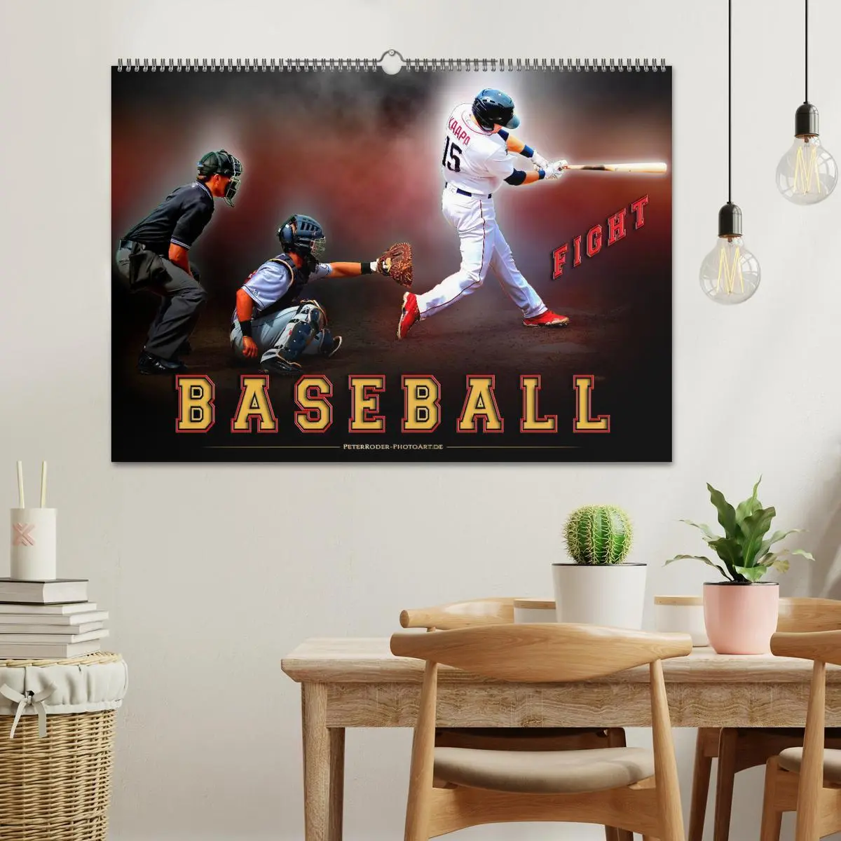 Bild: 9783457855386 | Baseball - Fight (Wandkalender 2026 DIN A2 quer), CALVENDO...