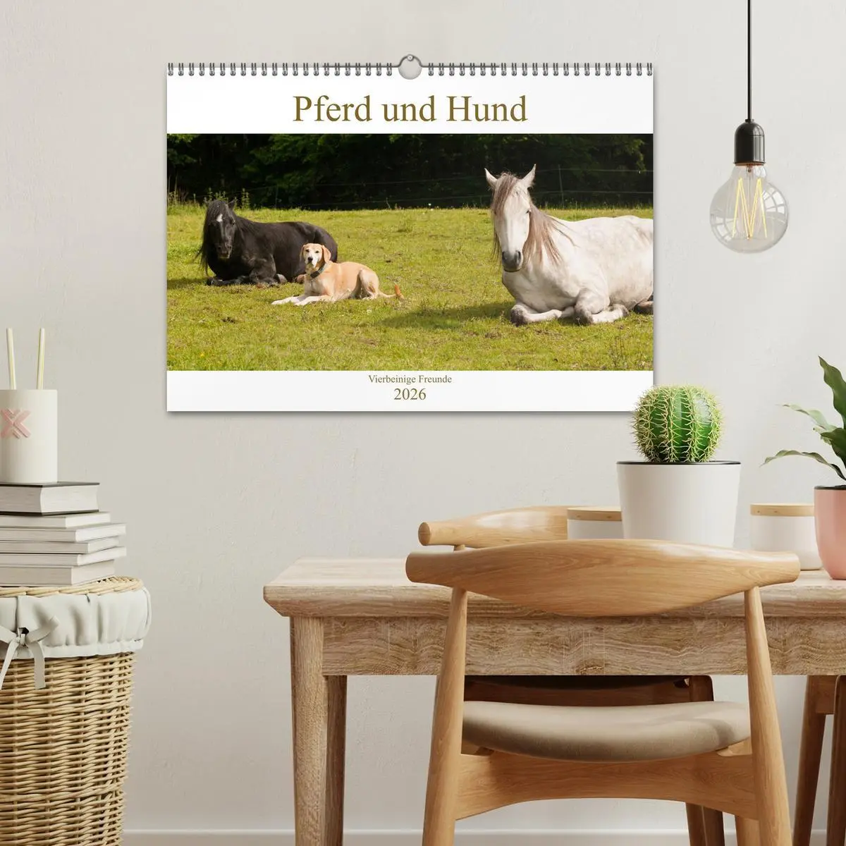 Bild: 9783457925386 | Pferd und Hund - Vierbeinige Freunde (Wandkalender 2026 DIN A3...