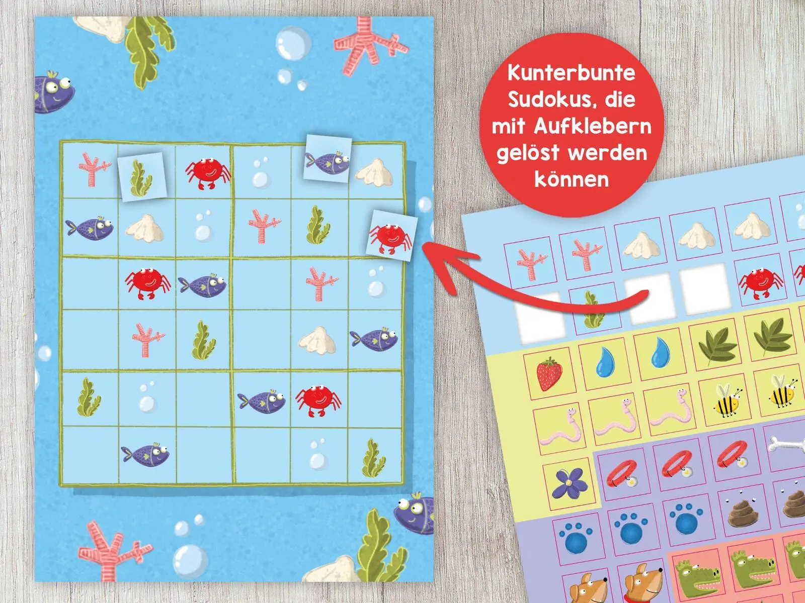 Bild: 9783845865386 | Meine Sticker-Sudokus - Symbole | Mit über 200 Stickern | Schrade