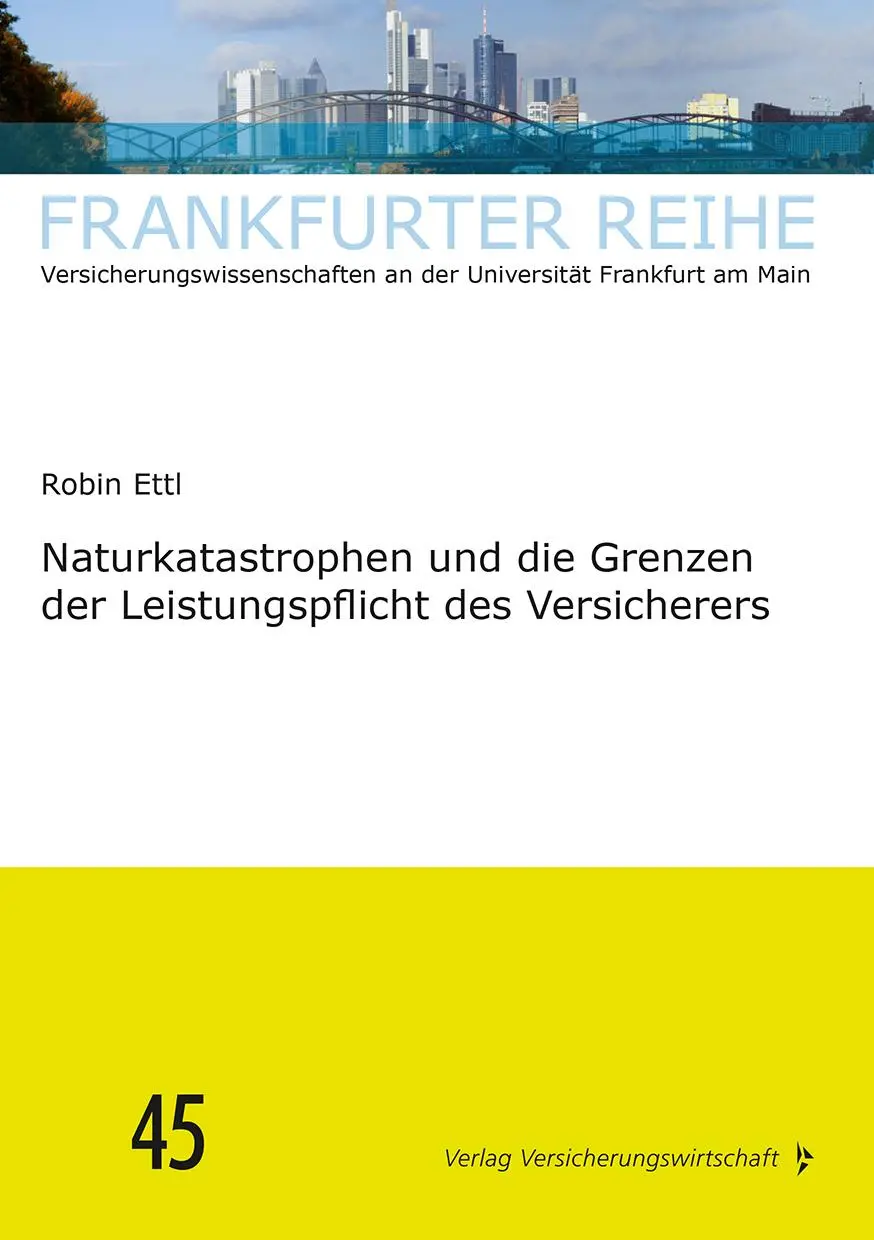 Cover: 9783963295386 | Naturkatastrophen und die Grenzen der Leistungspflicht des...