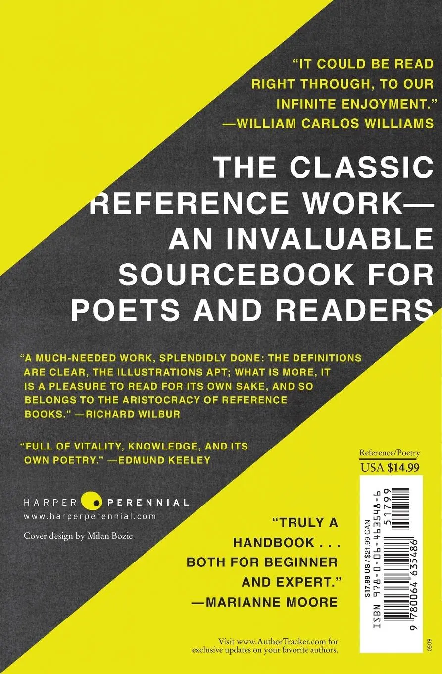 Rückseite: 9780064635486 | Poetry Handbook | A Dictionary of Terms (Revised) | Babette Deutsch