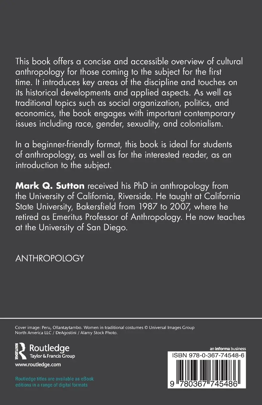 Rückseite: 9780367745486 | A Concise Introduction to Cultural Anthropology | Mark Q. Sutton