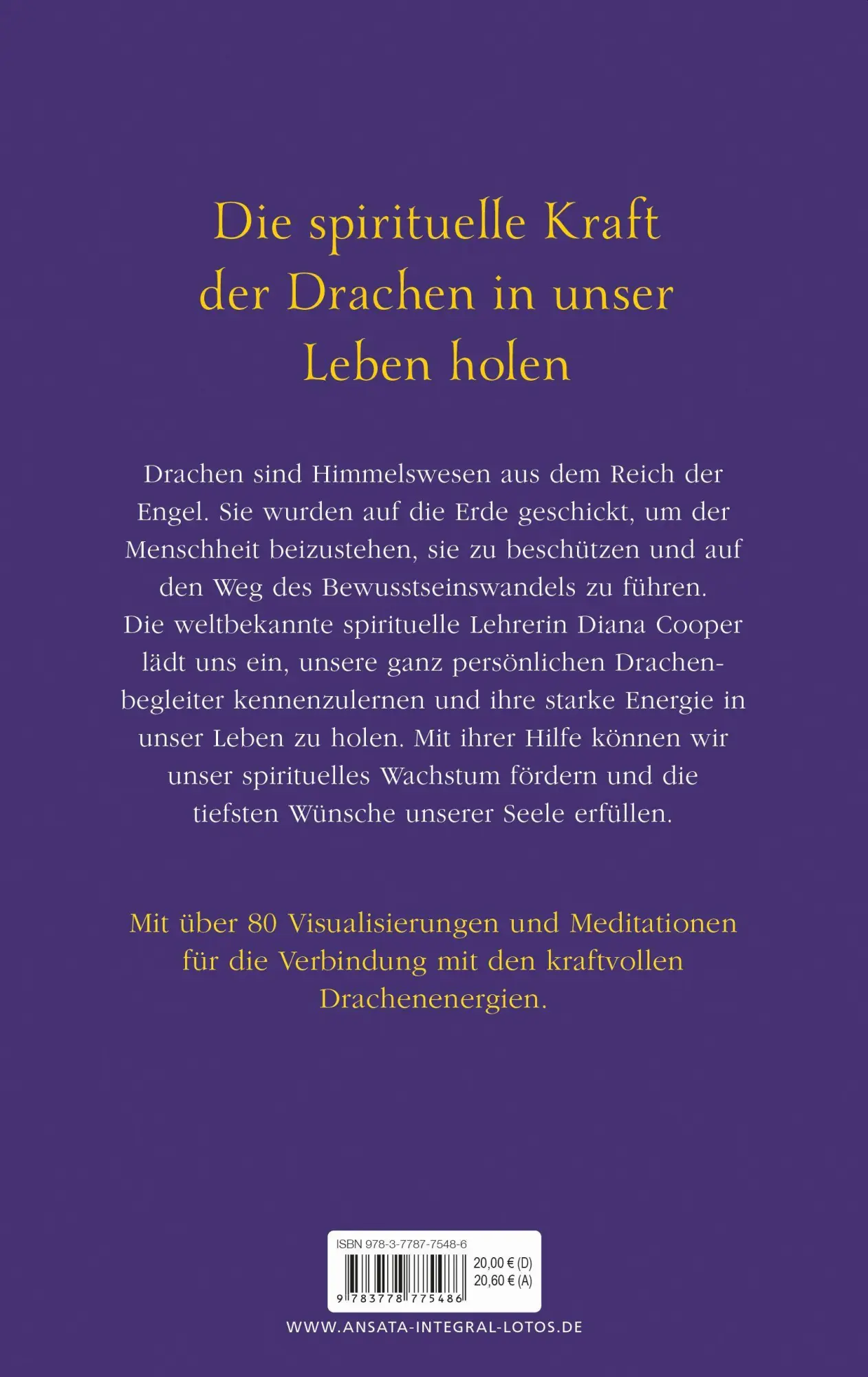 Bild: 9783778775486 | Weise Drachen | Diana Cooper | Buch | 320 S. | Deutsch | 2019 | Ansata