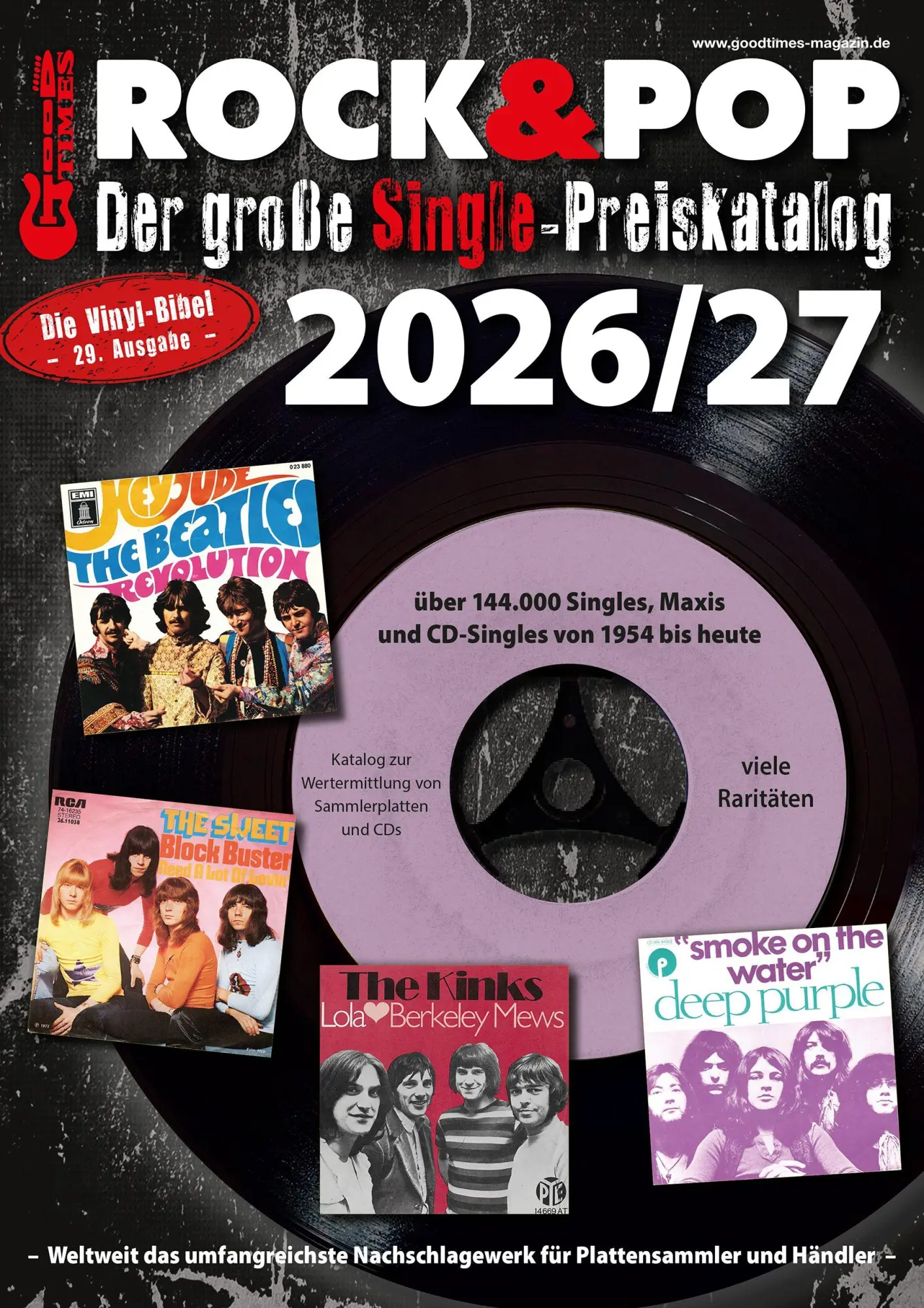 Cover: 9783938155486 | Der große Rock &amp; Pop Single Preiskatalog 2026/27 | Martin Reichold