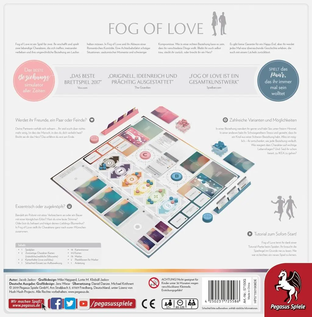 Bild: 4250231725586 | Fog of Love (deutsche Ausgabe) | Spiel | 57150G | Deutsch | 2019