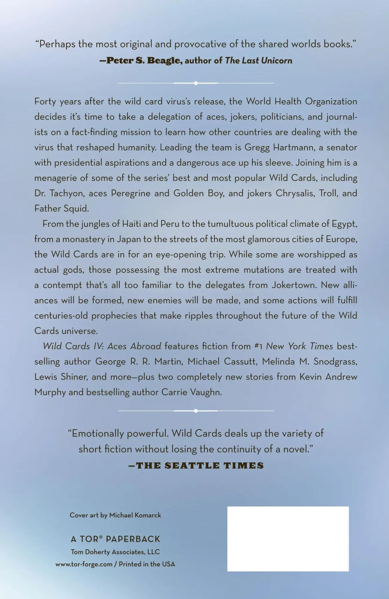 Rückseite: 9780765335586 | Wild Cards IV | Aces Abroad | George R. R. Martin | Taschenbuch | 2015