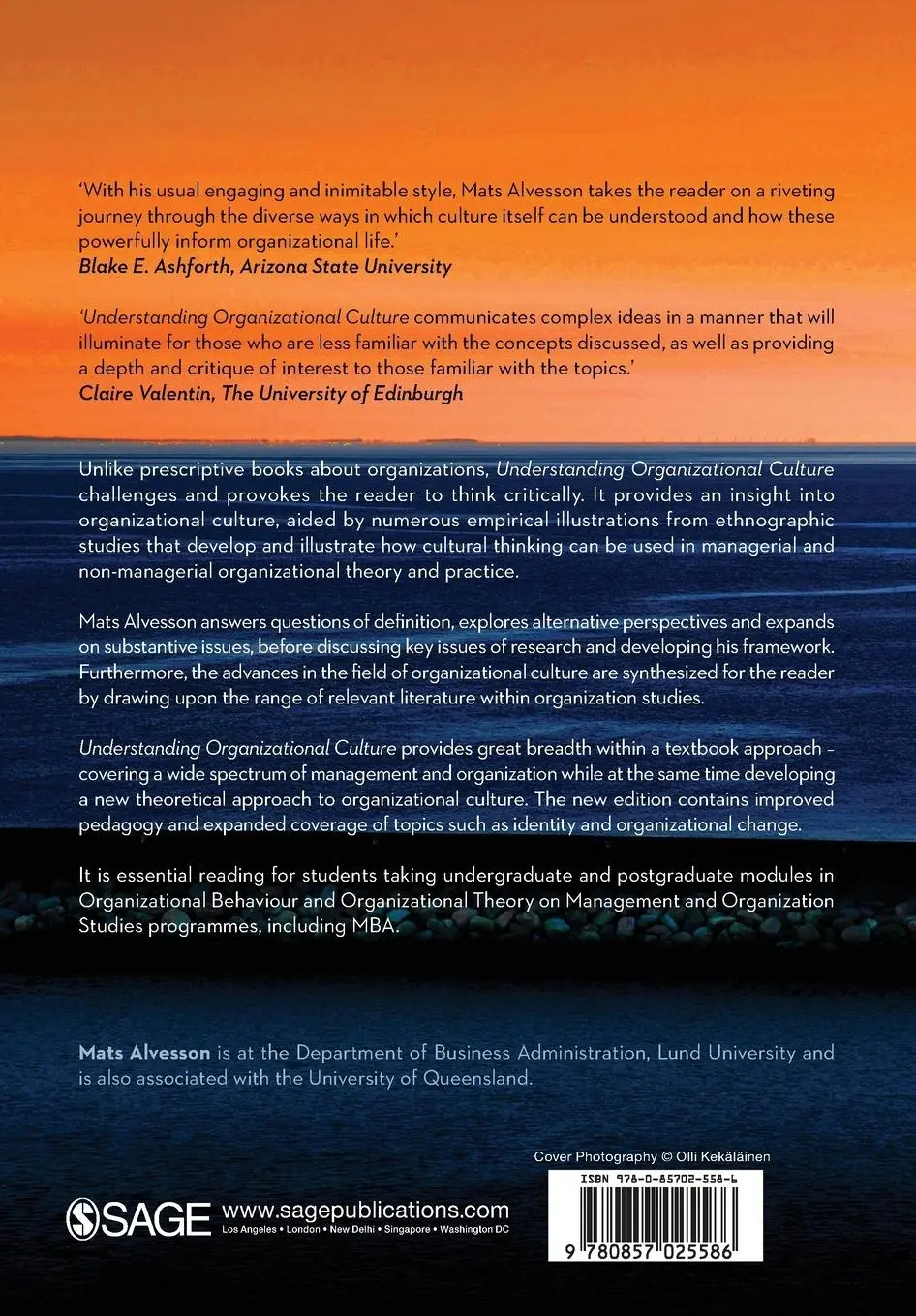 Rückseite: 9780857025586 | Understanding Organizational Culture | Mats Alvesson | Taschenbuch