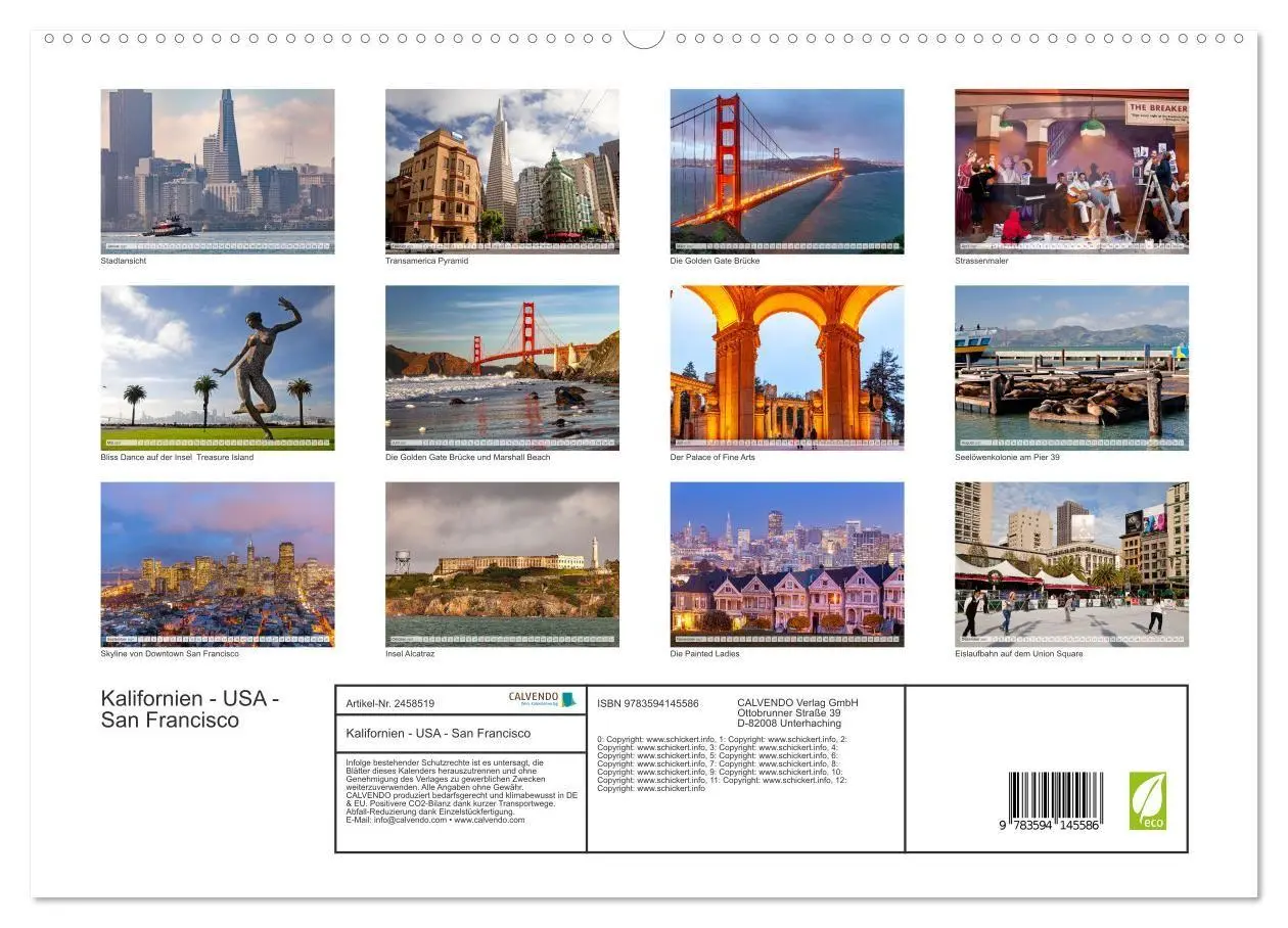 Bild: 9783594145586 | Kalifornien - USA - San Francisco (hochwertiger Premium...