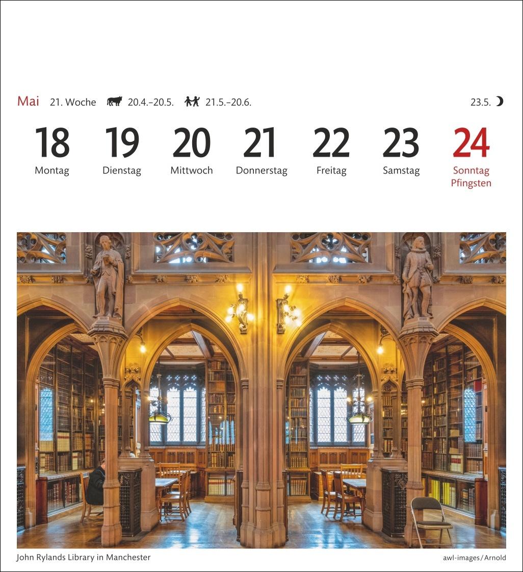 Bild: 9783840035586 | England Sehnsuchtskalender 2026 - Wochenkalender mit 53 Postkarten
