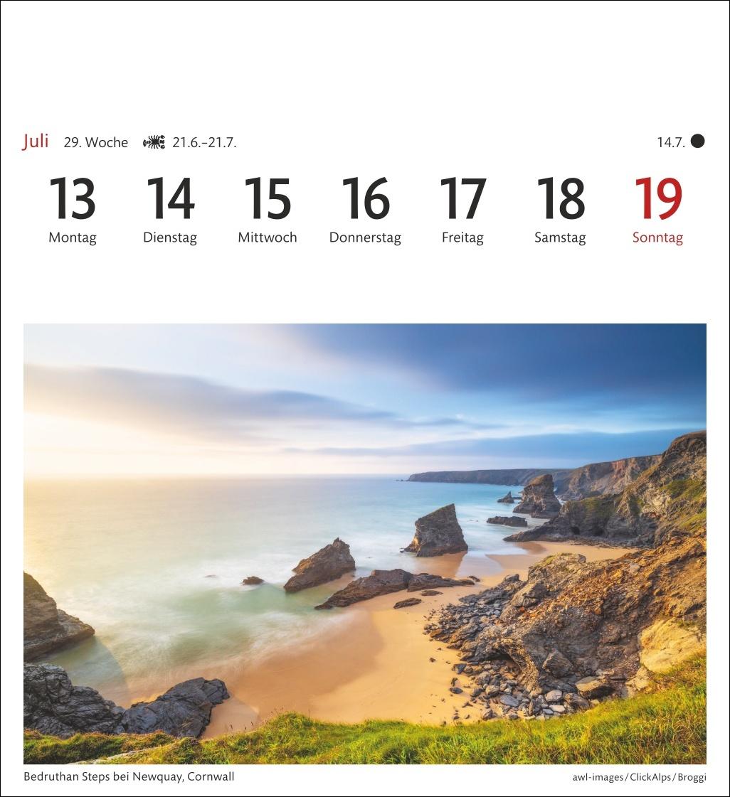Bild: 9783840035586 | England Sehnsuchtskalender 2026 - Wochenkalender mit 53 Postkarten