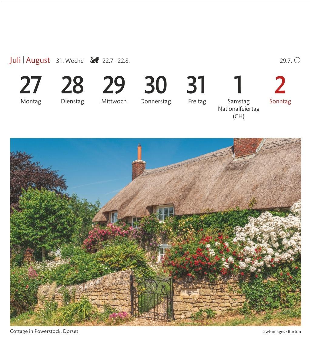 Bild: 9783840035586 | England Sehnsuchtskalender 2026 - Wochenkalender mit 53 Postkarten