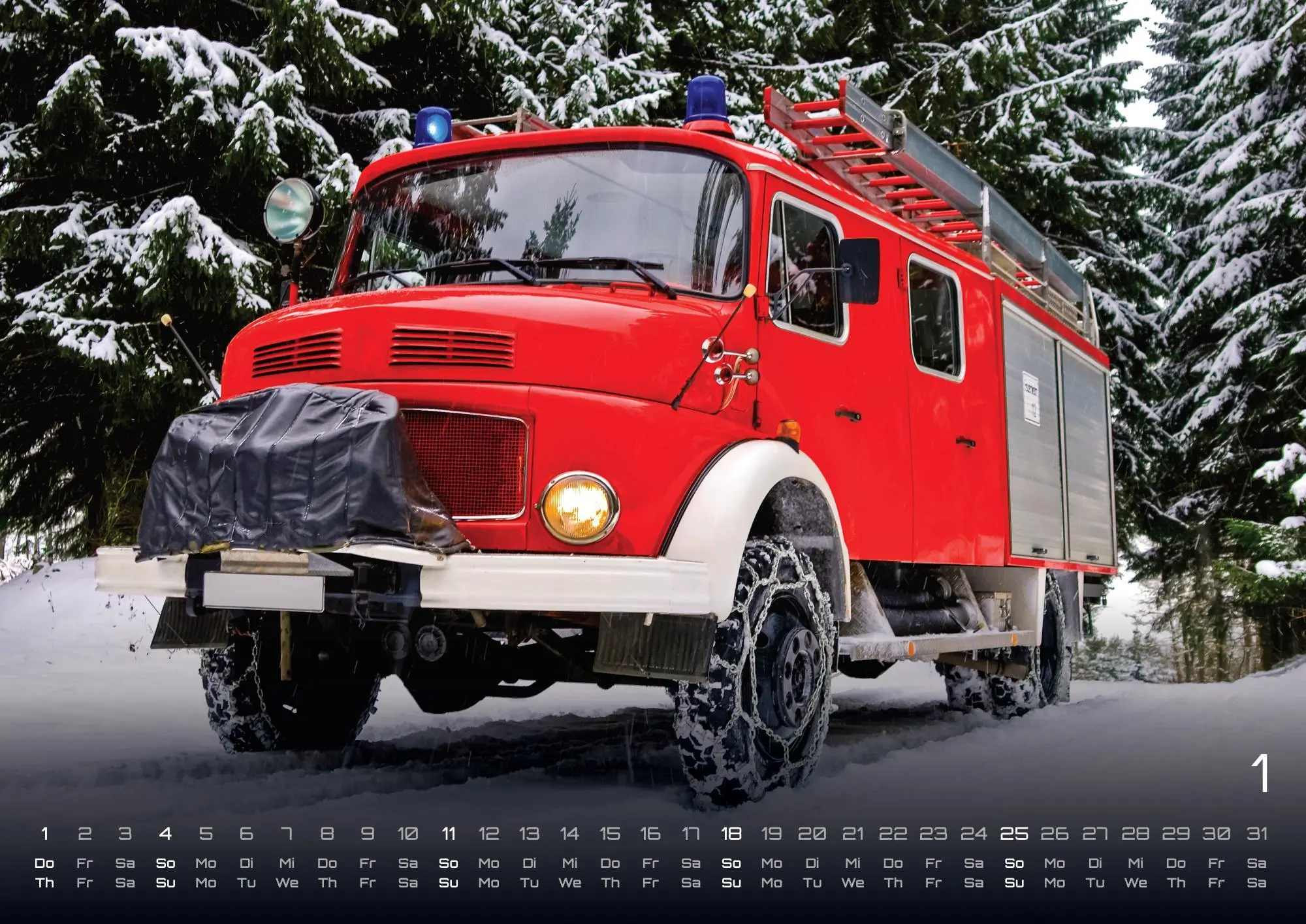 Bild: 9783986735586 | FIREFIGHTER - Retter in der Not - Feuerwehr - 2026 - Kalender DIN A2