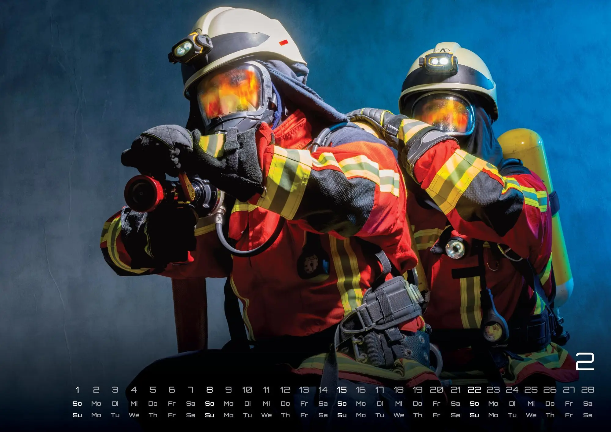 Bild: 9783986735586 | FIREFIGHTER - Retter in der Not - Feuerwehr - 2026 - Kalender DIN A2