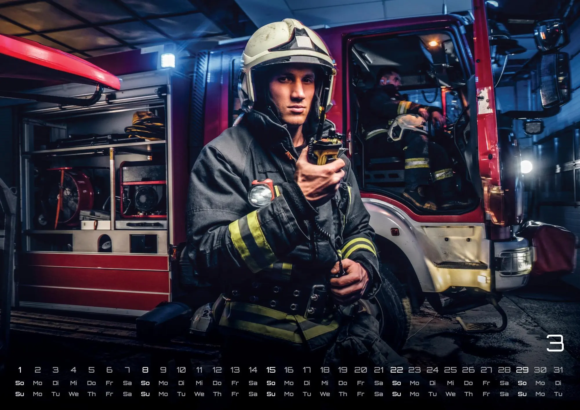Bild: 9783986735586 | FIREFIGHTER - Retter in der Not - Feuerwehr - 2026 - Kalender DIN A2