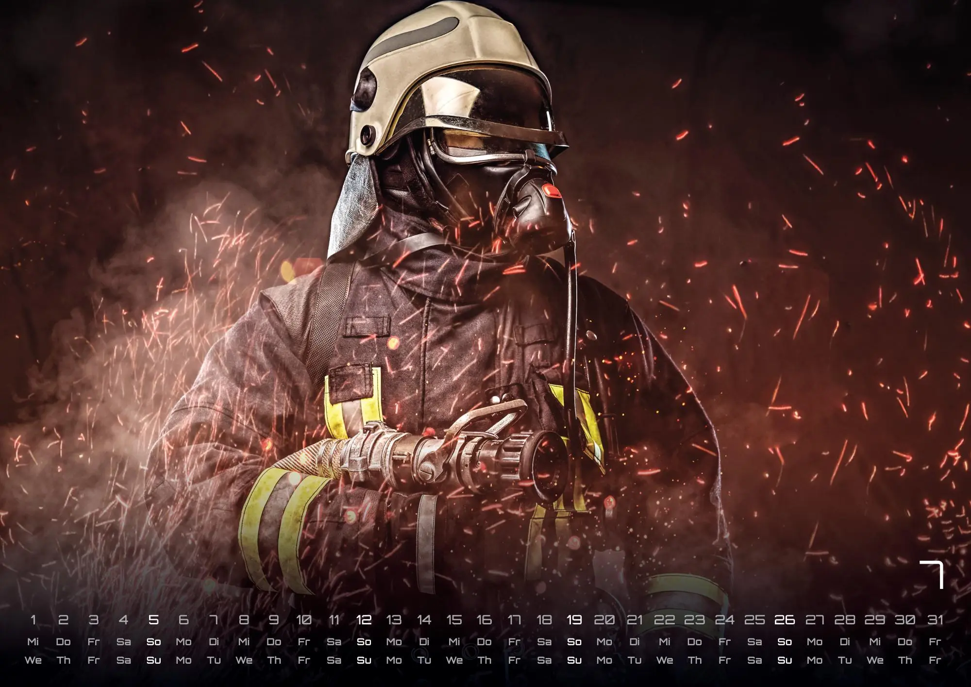 Bild: 9783986735586 | FIREFIGHTER - Retter in der Not - Feuerwehr - 2026 - Kalender DIN A2