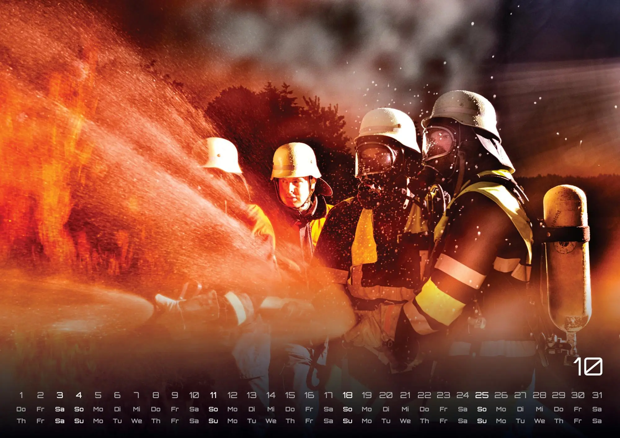 Bild: 9783986735586 | FIREFIGHTER - Retter in der Not - Feuerwehr - 2026 - Kalender DIN A2