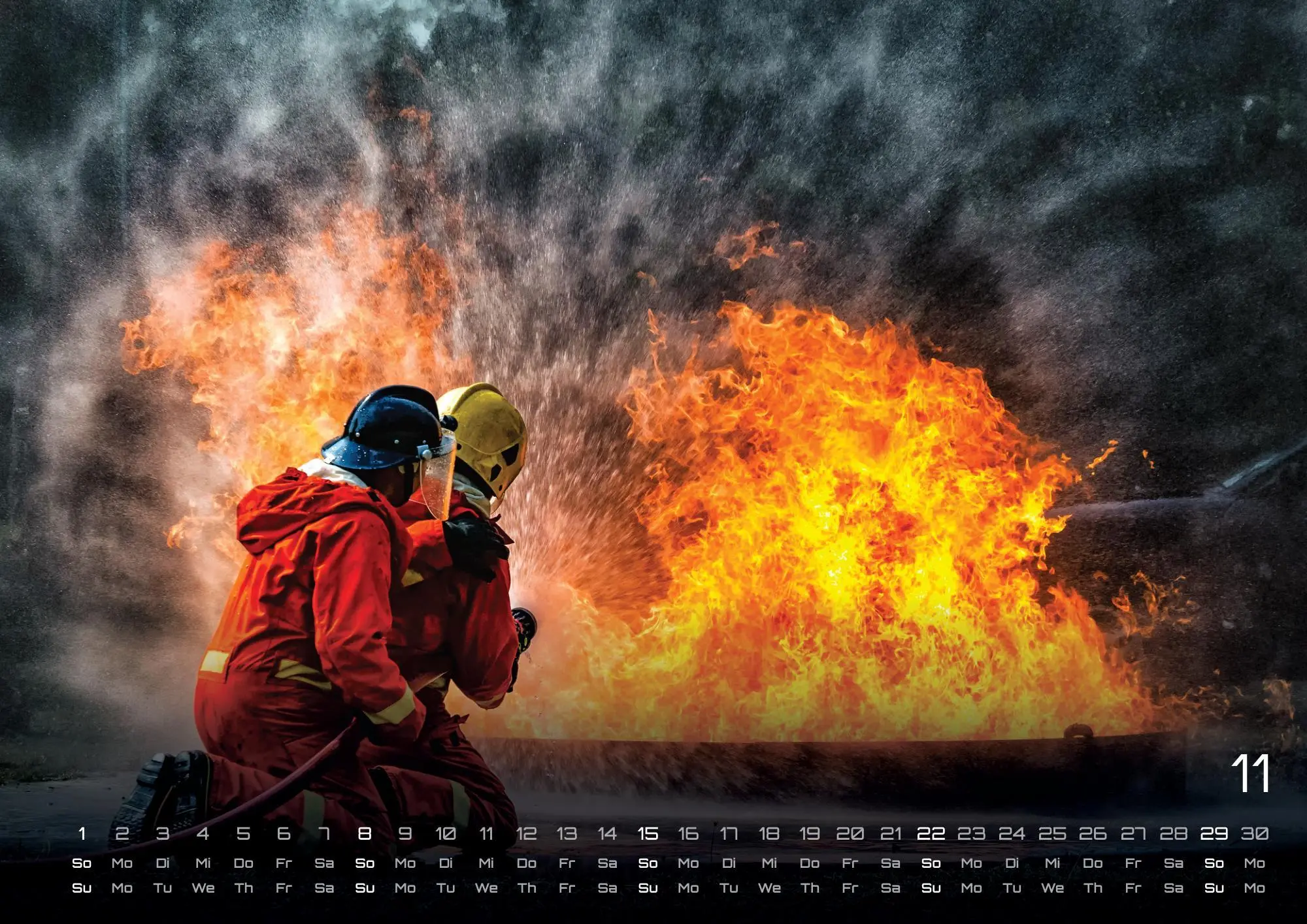 Bild: 9783986735586 | FIREFIGHTER - Retter in der Not - Feuerwehr - 2026 - Kalender DIN A2