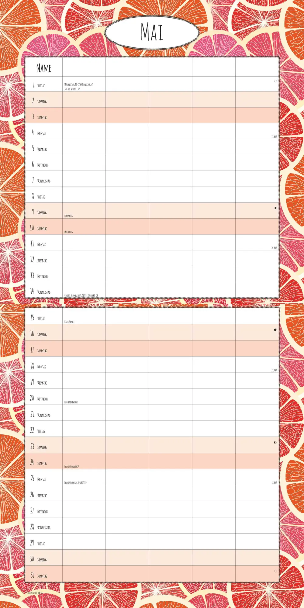 Bild: 4069095005686 | Familienplaner Deluxe 2026 - Broschürenkalender 30x30 cm (30x60...