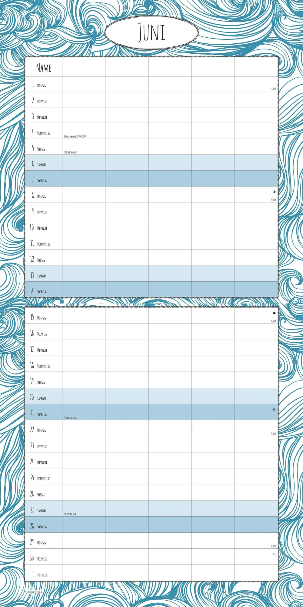 Bild: 4069095005686 | Familienplaner Deluxe 2026 - Broschürenkalender 30x30 cm (30x60...