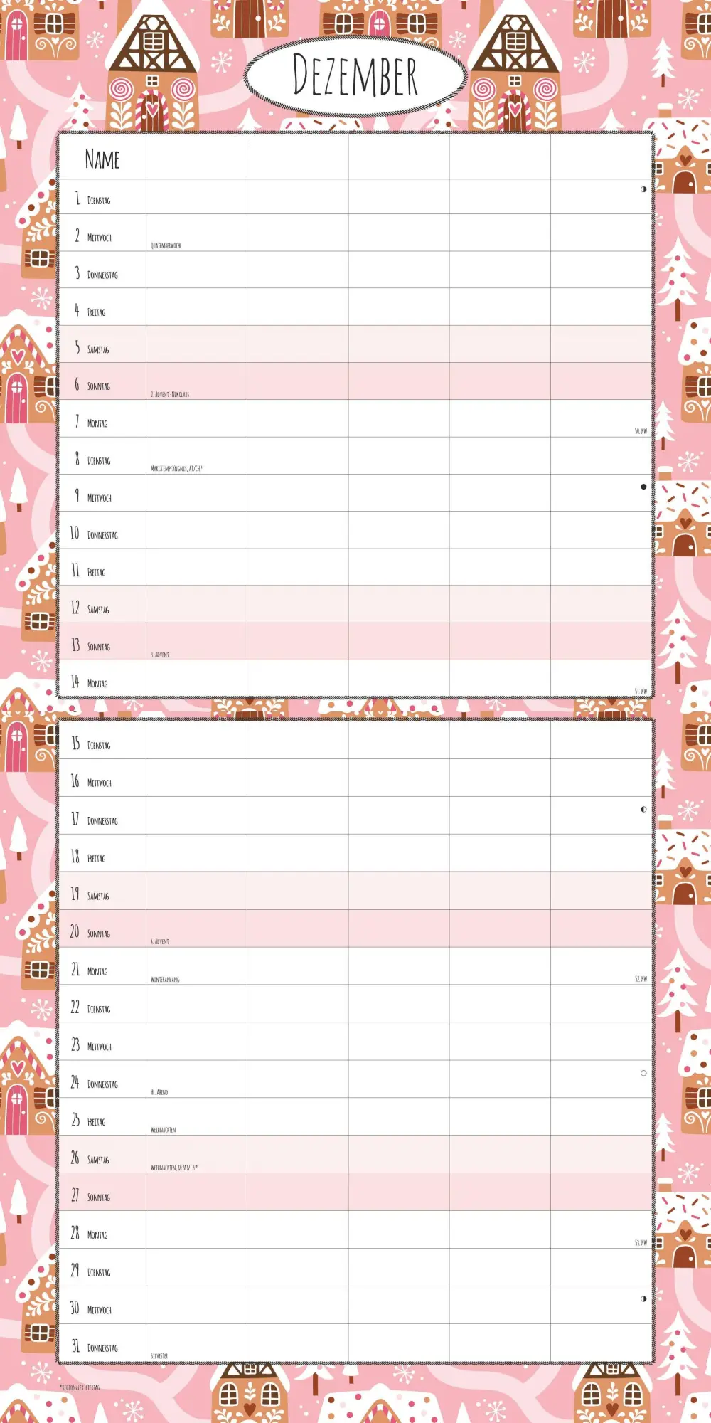Bild: 4069095005686 | Familienplaner Deluxe 2026 - Broschürenkalender 30x30 cm (30x60...