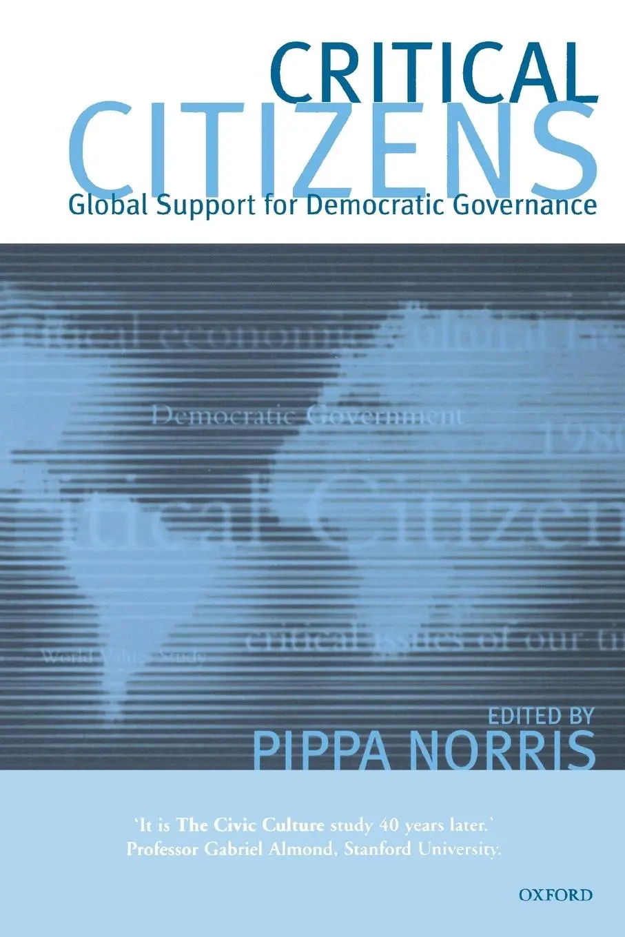 Cover: 9780198295686 | Critical Citizens | Global Support for Democratic Government | Norris