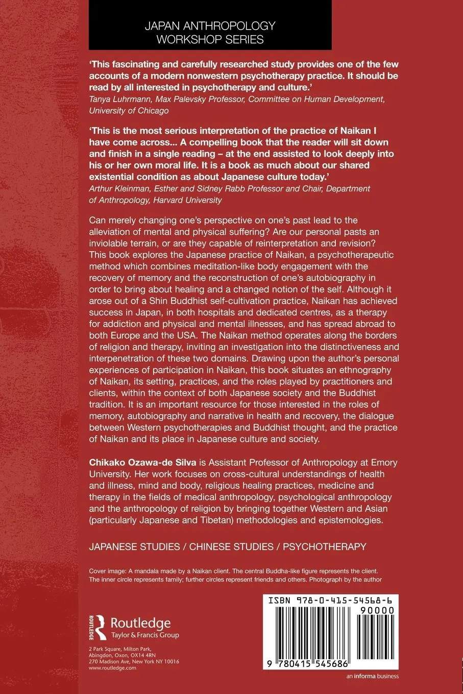 Rückseite: 9780415545686 | Psychotherapy and Religion in Japan | Chikako Ozawa-De Silva | Buch