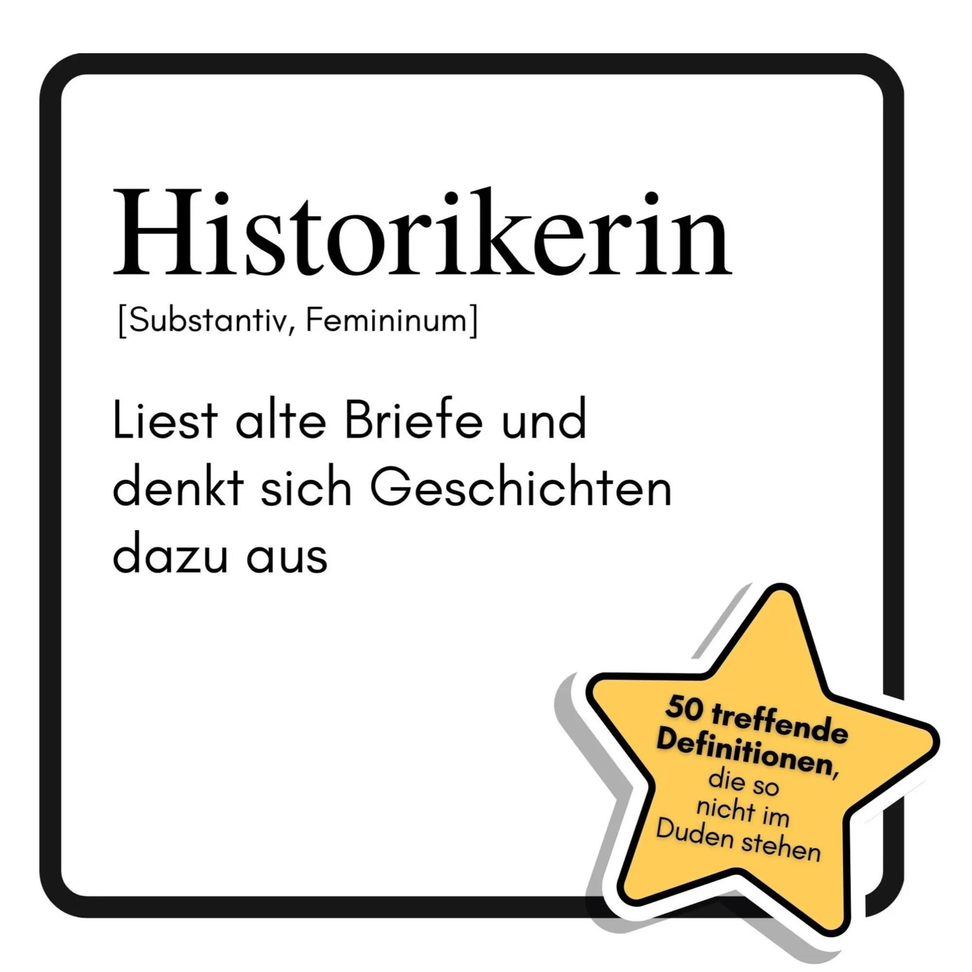 Cover: 9783759185686 | Historikerin | Liest alte Briefe und denkt sich Geschichten dazu aus