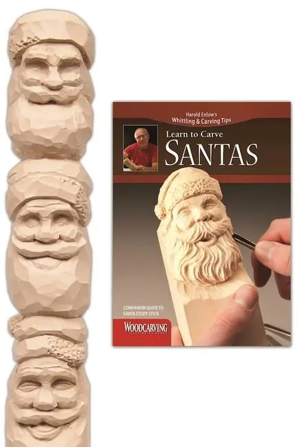 Cover: 9781565235786 | Santas Study Stick Kit (Learn to Carve Faces with Harold Enlow) | Buch