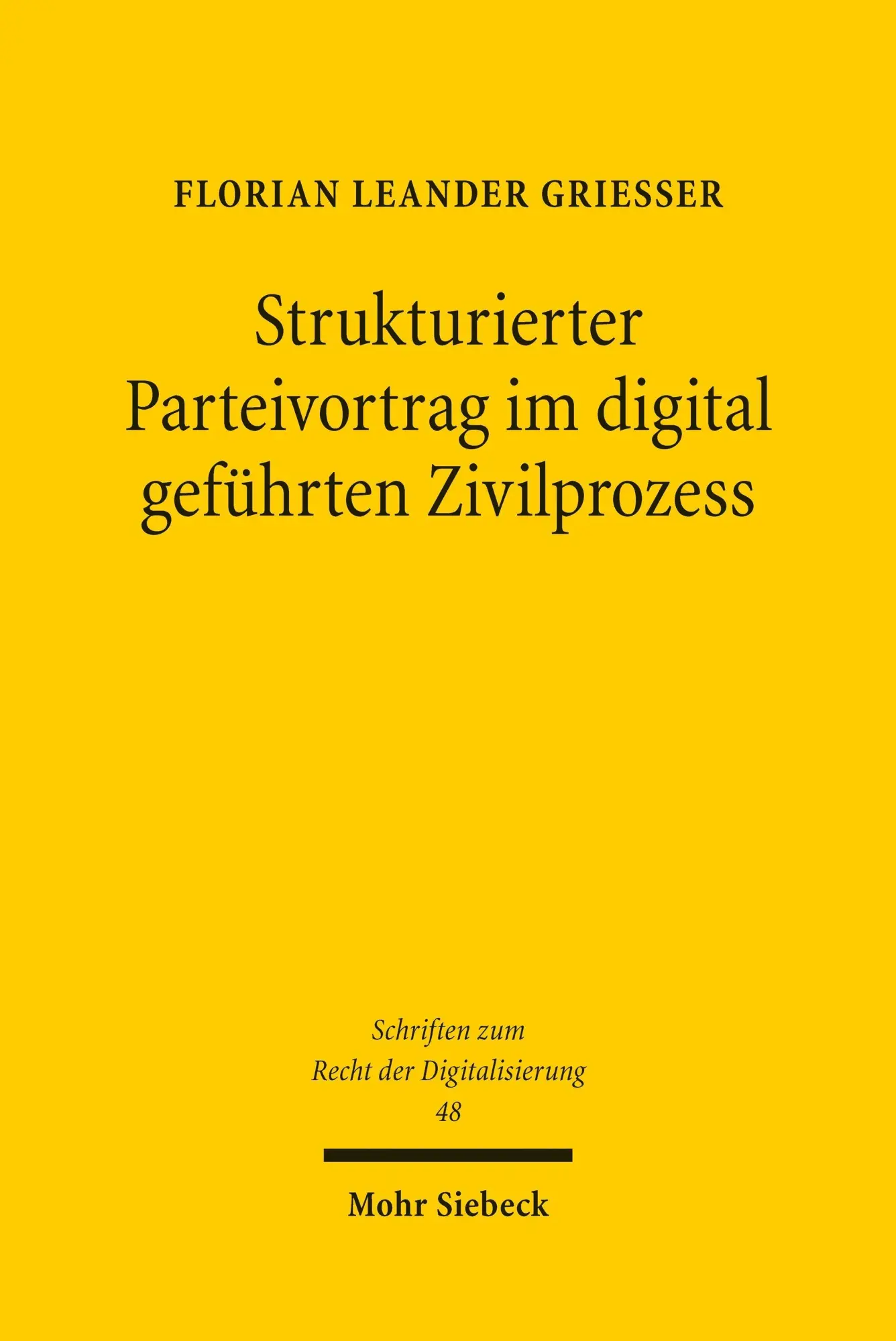 Strukturierter Parteivortrag im digital geführten Zivilprozess