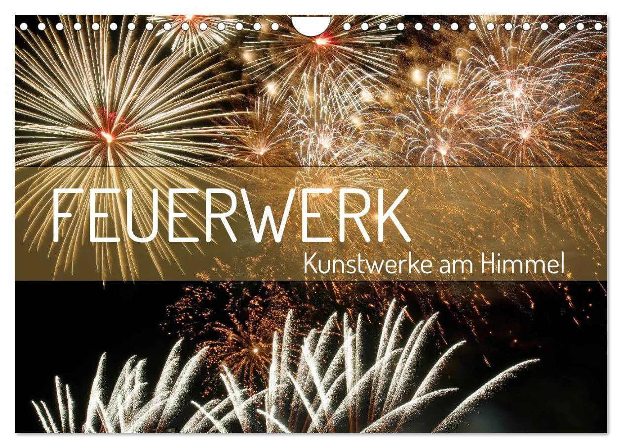 Cover: 9783457295786 | Feuerwerk - Kunstwerke am Himmel (Wandkalender 2026 DIN A4 quer),...