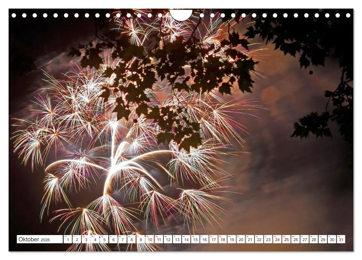 Bild: 9783457295786 | Feuerwerk - Kunstwerke am Himmel (Wandkalender 2026 DIN A4 quer),...