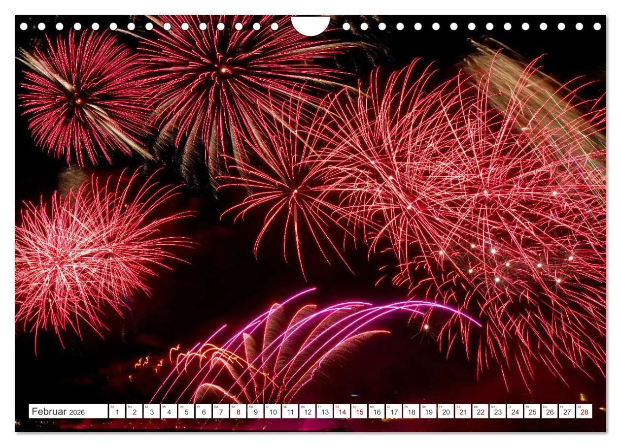 Bild: 9783457295786 | Feuerwerk - Kunstwerke am Himmel (Wandkalender 2026 DIN A4 quer),...