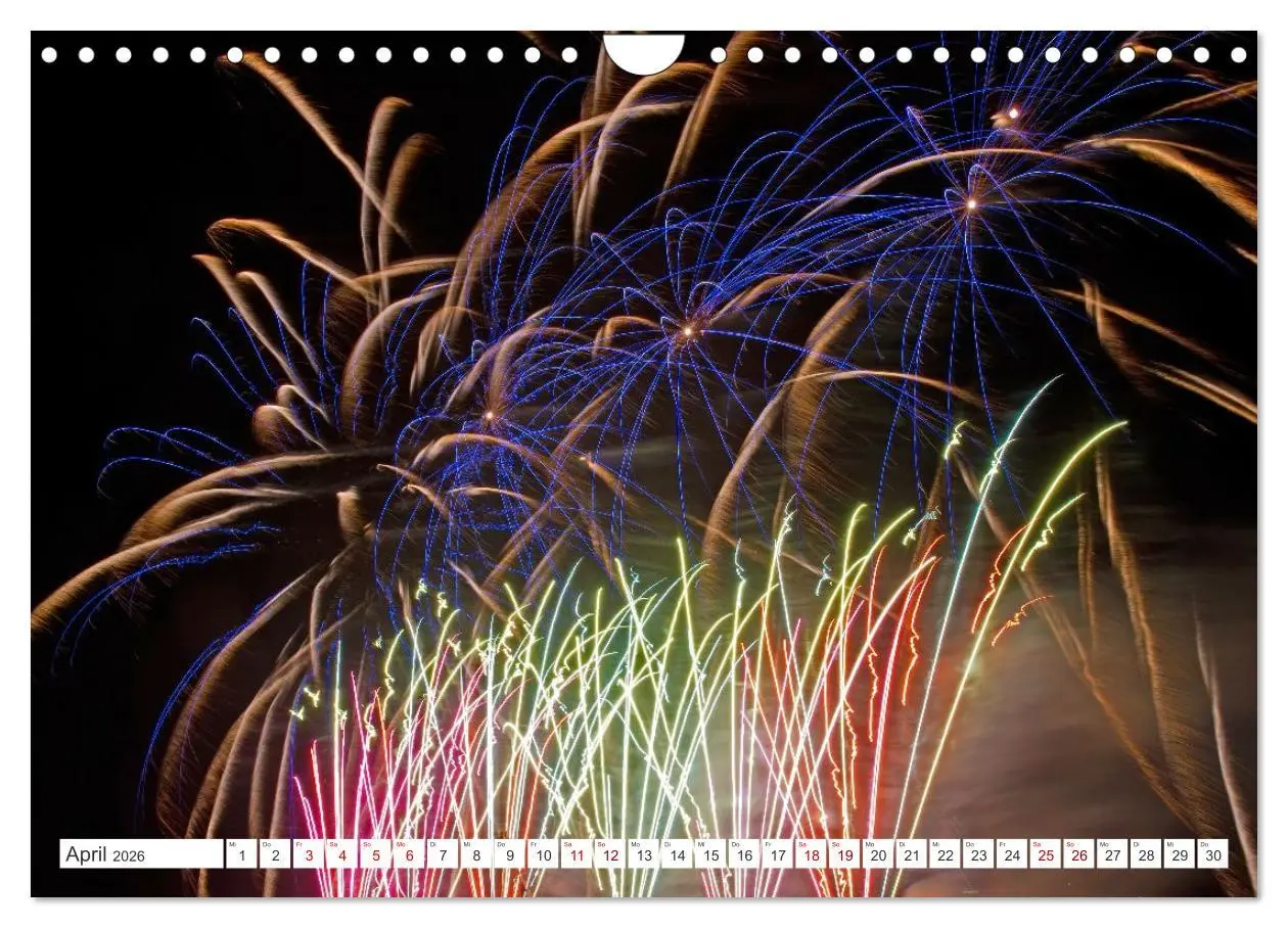 Bild: 9783457295786 | Feuerwerk - Kunstwerke am Himmel (Wandkalender 2026 DIN A4 quer),...