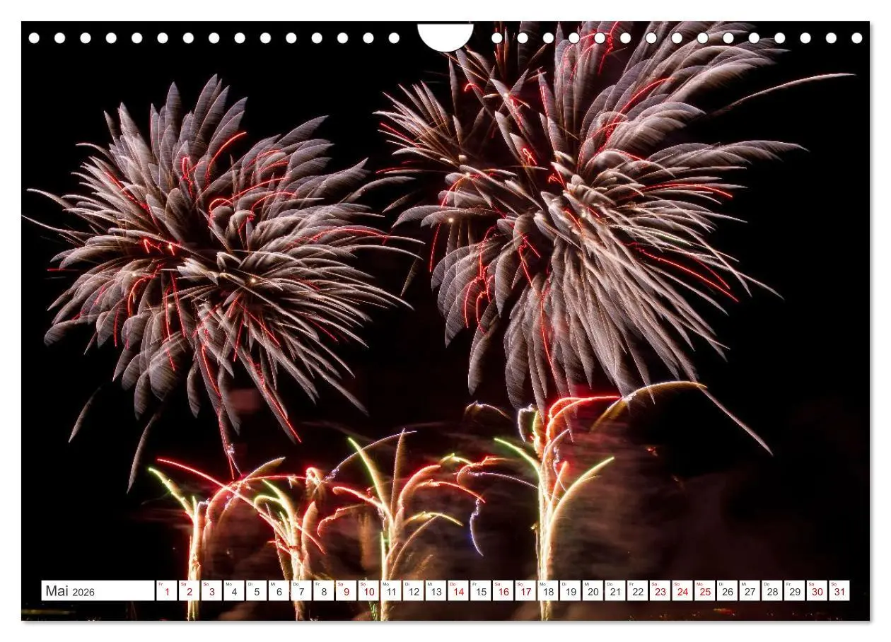 Bild: 9783457295786 | Feuerwerk - Kunstwerke am Himmel (Wandkalender 2026 DIN A4 quer),...