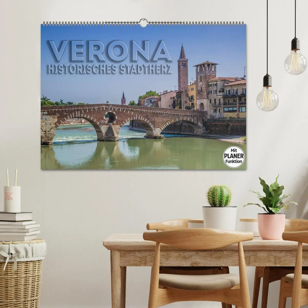 Bild: 9783457985786 | VERONA Historisches Stadtherz (Wandkalender 2026 DIN A2 quer),...