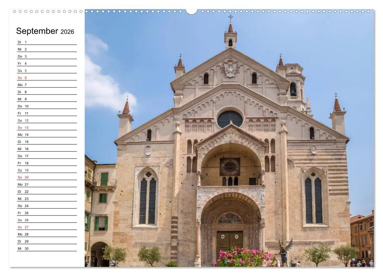 Bild: 9783457985786 | VERONA Historisches Stadtherz (Wandkalender 2026 DIN A2 quer),...