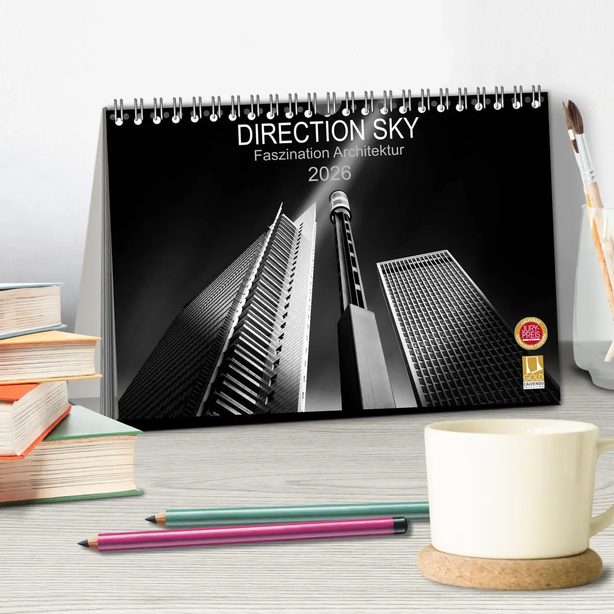 Bild: 9783516075786 | Direction Sky - Faszination Architektur 2026 (Tischkalender 2026...