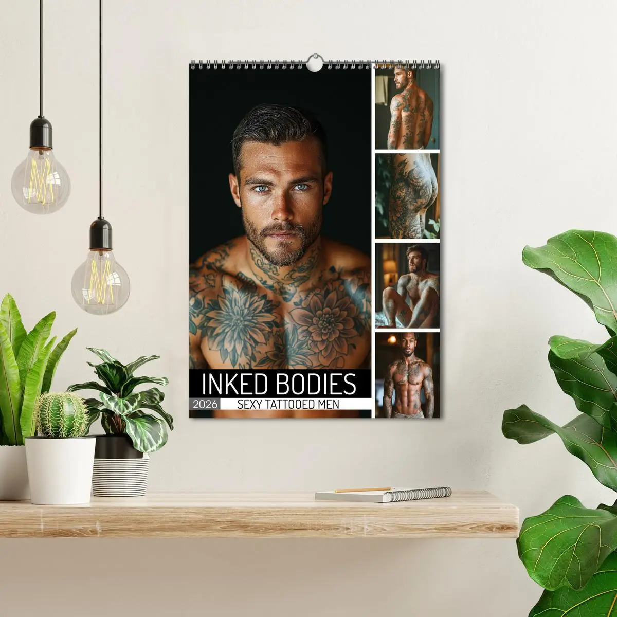 Bild: 9783516525786 | Inked Bodies - Sexy Tattooed Men (Wall Calendar 2026 DIN A3...