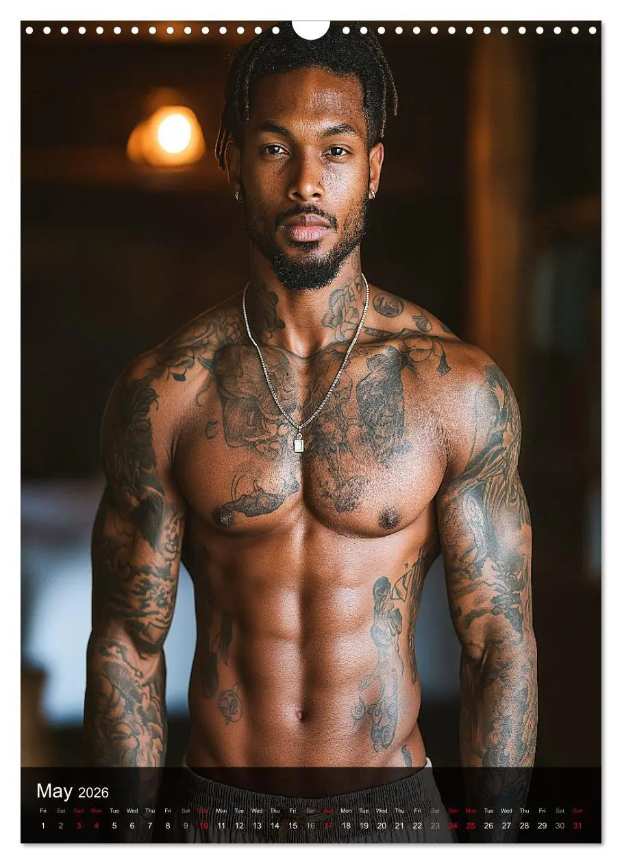 Bild: 9783516525786 | Inked Bodies - Sexy Tattooed Men (Wall Calendar 2026 DIN A3...