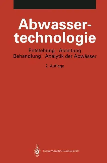 Cover: 9783662055786 | Abwassertechnologie | K. Pöppinghaus (u. a.) | Taschenbuch | Paperback