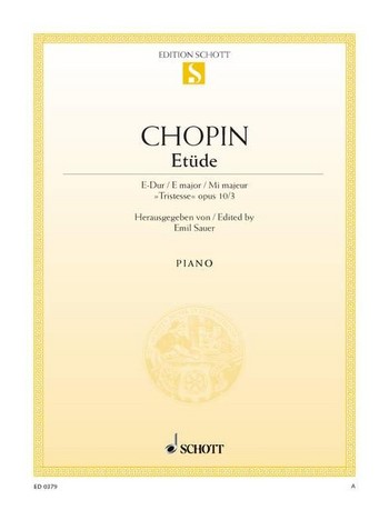 Cover: 9790001085786 | Etüde E-Dur | Frédéric Chopin | Buch | 8 S. | Deutsch | 1986