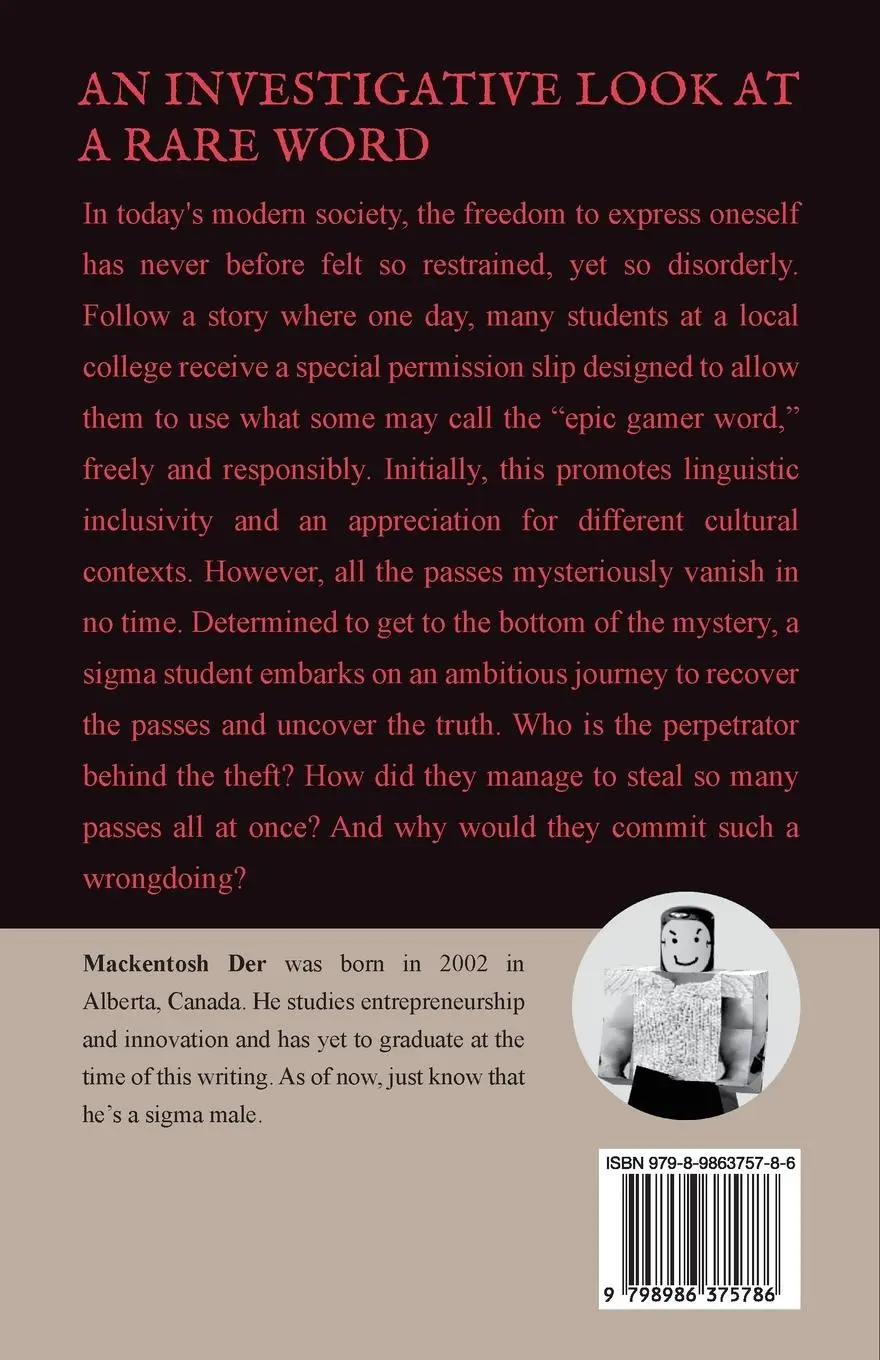 Rückseite: 9798986375786 | Chadventure for the N-Word Pass | Mackentosh der | Taschenbuch | 2024