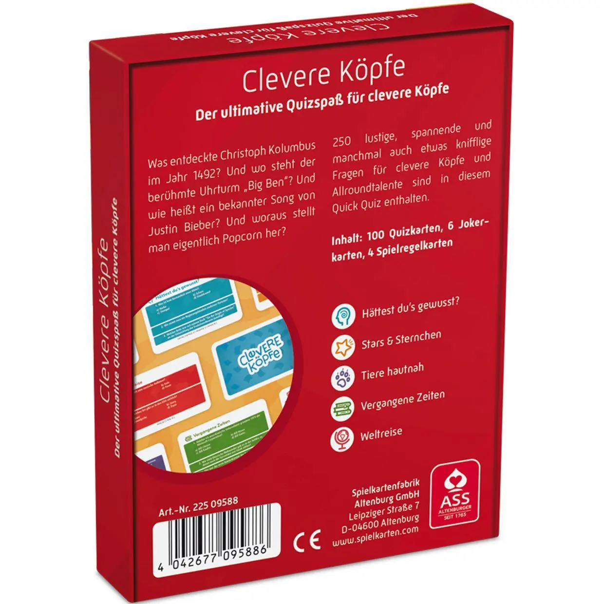 Bild: 4042677095886 | Quick Quiz - Querdenker | ASS Altenburger | Spiel | Brettspiel | 2019