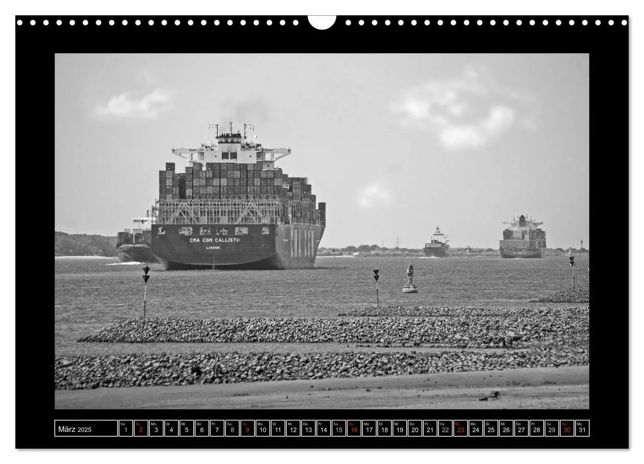 Bild: 9783435715886 | Hamburg Kuntergrau (Wandkalender 2025 DIN A3 quer), CALVENDO...