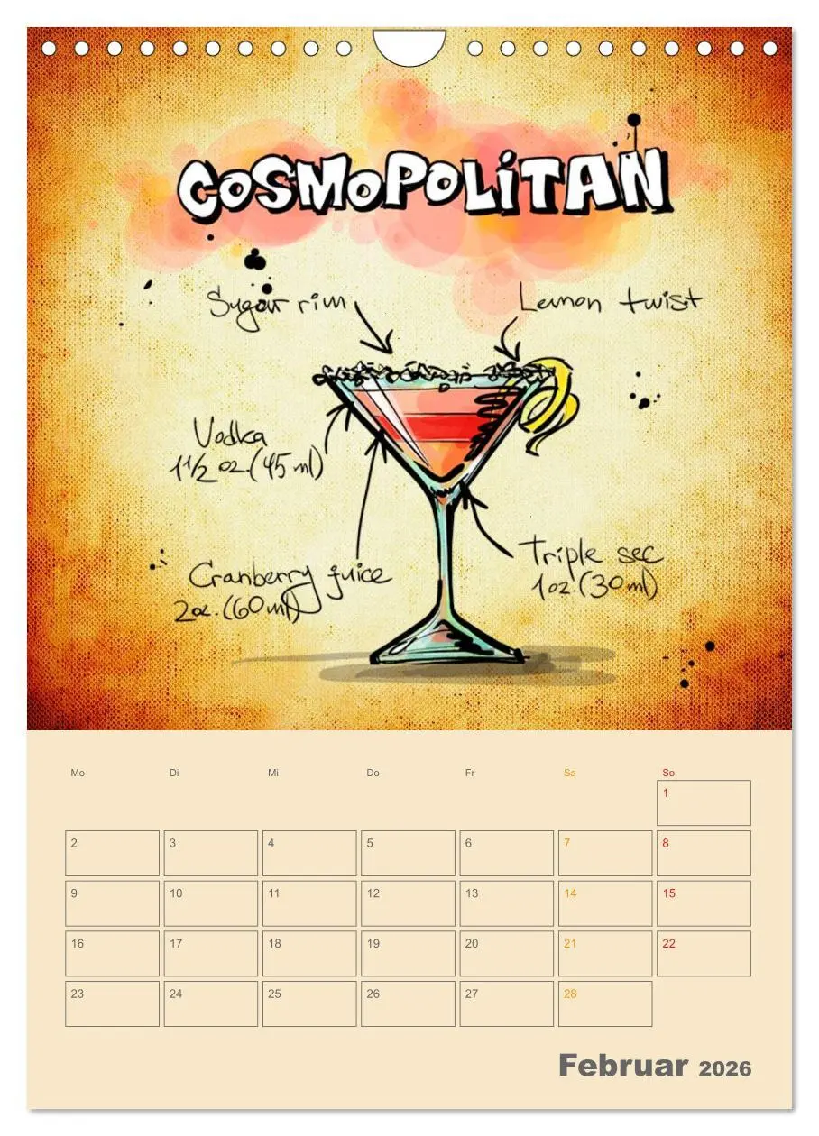 Bild: 9783516445886 | Coole Cocktails (Wandkalender 2026 DIN A4 hoch), CALVENDO...