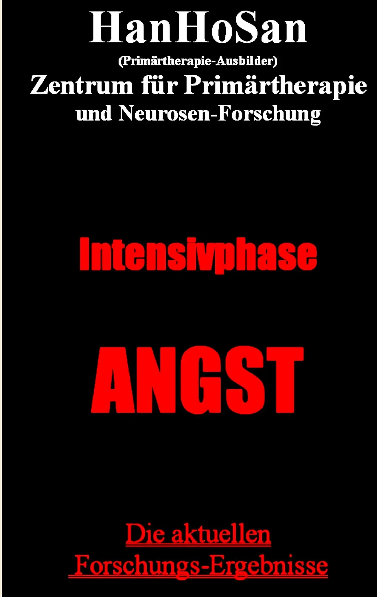 Cover: 9783748105886 | Intensivphase ANGST | Hanho San | Taschenbuch | 196 S. | Deutsch