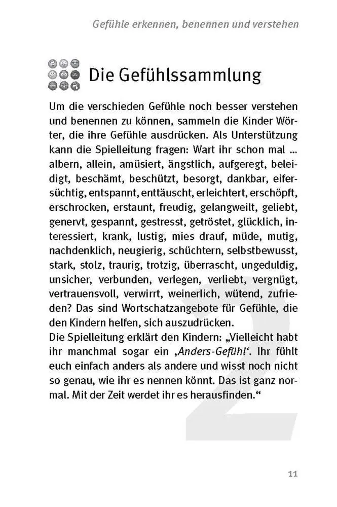 Bild: 9783769825886 | Die 50 besten Spiele zu Gefühlen und emotionalen Kompetenzen für 4-...