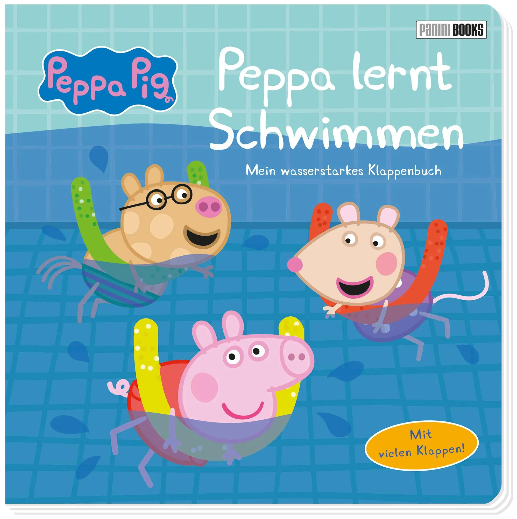 Cover: 9783833245886 | Peppa Pig: Peppa lernt Schwimmen - Mein wasserstarkes Klappenbuch