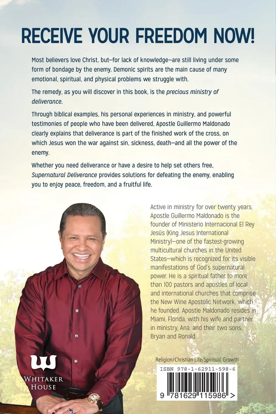 Rückseite: 9781629115986 | Supernatural Deliverance | Freedom for Your Soul, Mind and Emotions